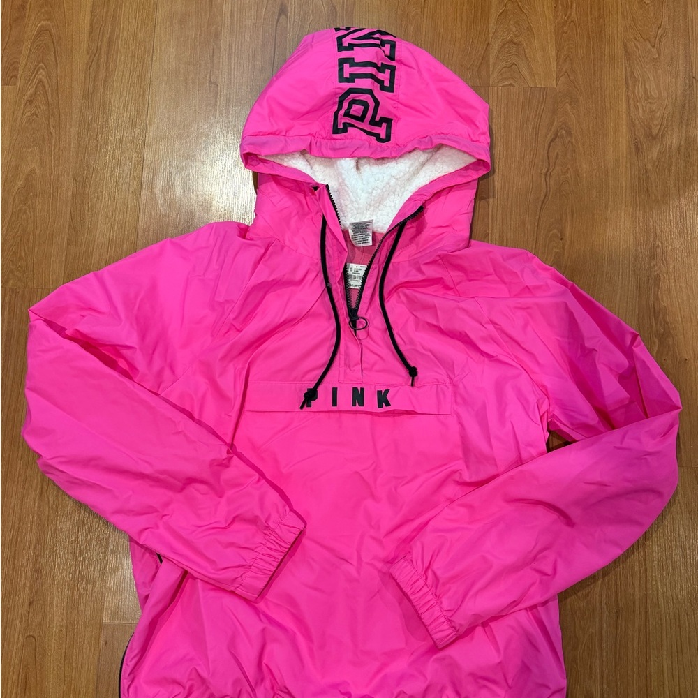 PINK Victoria's Secret Vibrant Pink Raincoat NWT